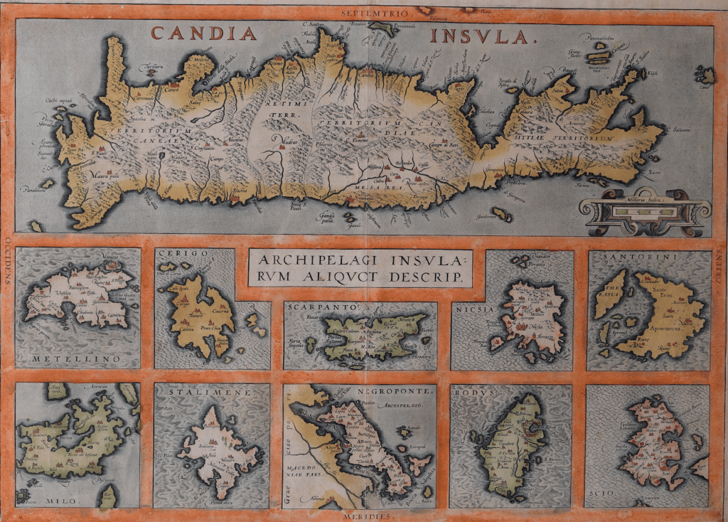 Candia Insula του A. Ortelius, 1584