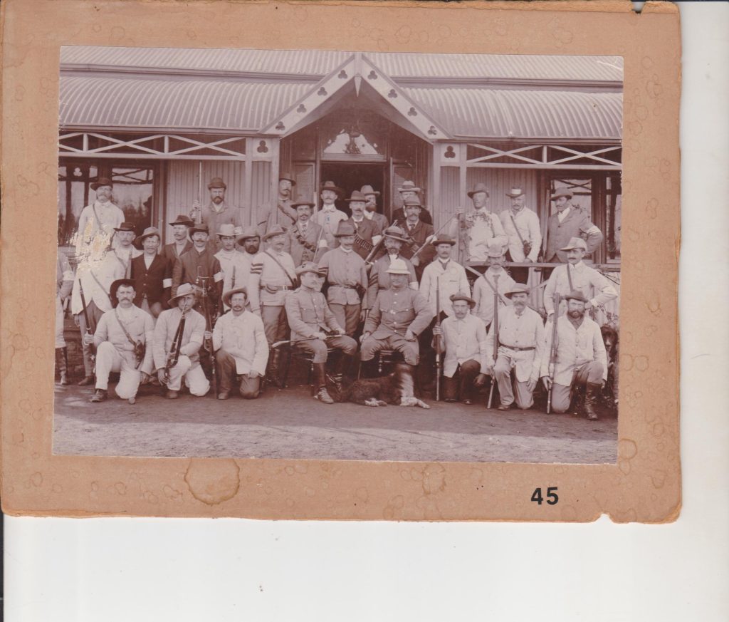 Russian officers and Rethymnians, 1899