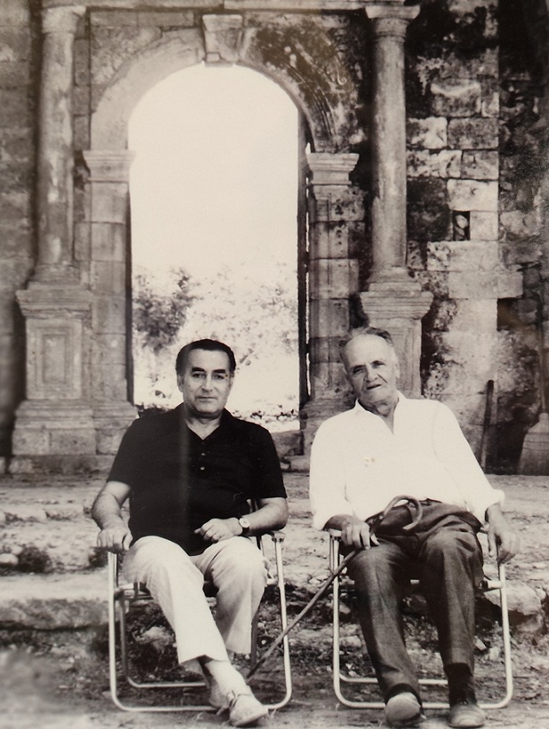 Ο Χριστόφορος Σταυρουλάκης με τον Άγγελο Γουλανδρή