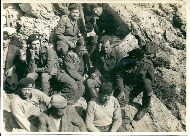 Photos with the cretans and the Britons from the Kidnapping of Kreipe, April 1944